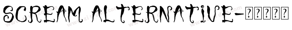 Scream alternative字体转换